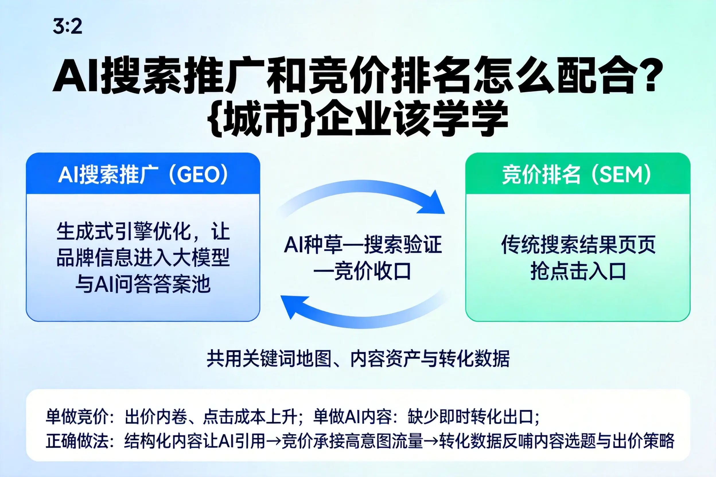 AI搜索推广和竞价排名怎么配合？大理企业该学学