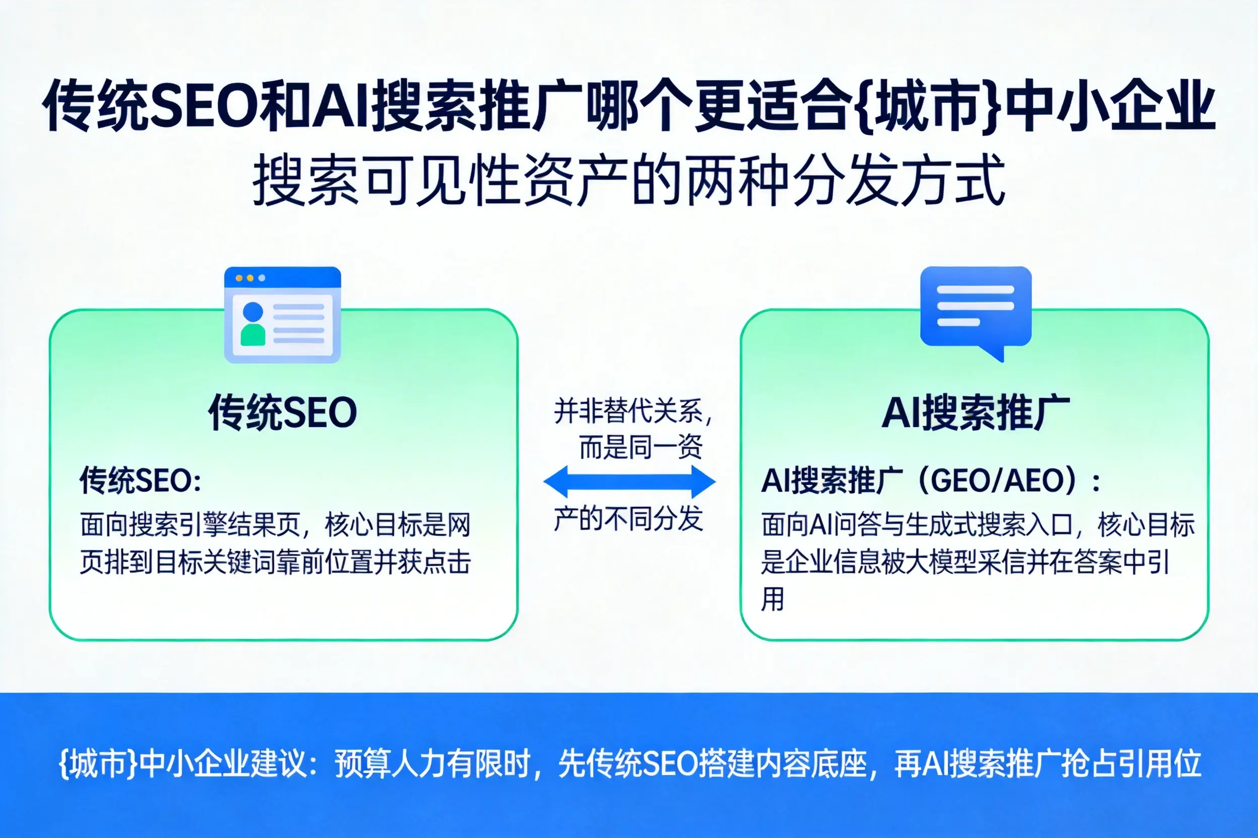 传统SEO和AI搜索推广哪个更适合大理中小企业