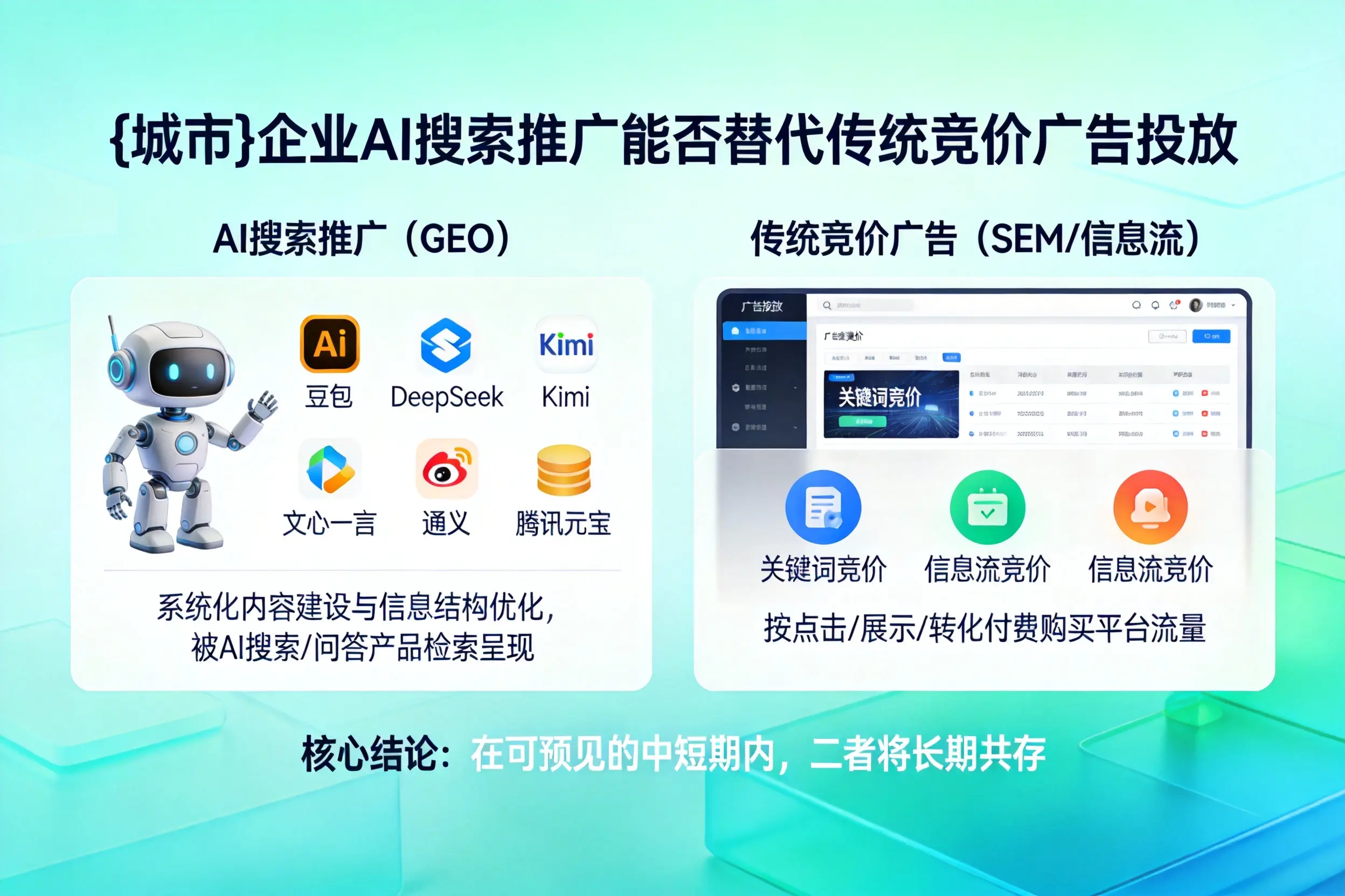 大理企业AI搜索推广能否替代传统竞价广告投放