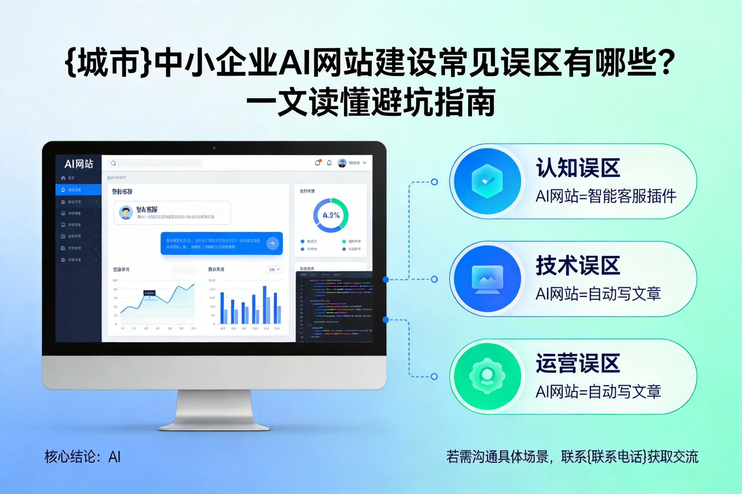 大理中小企业AI网站建设常见误区有哪些？一文读懂避坑指南