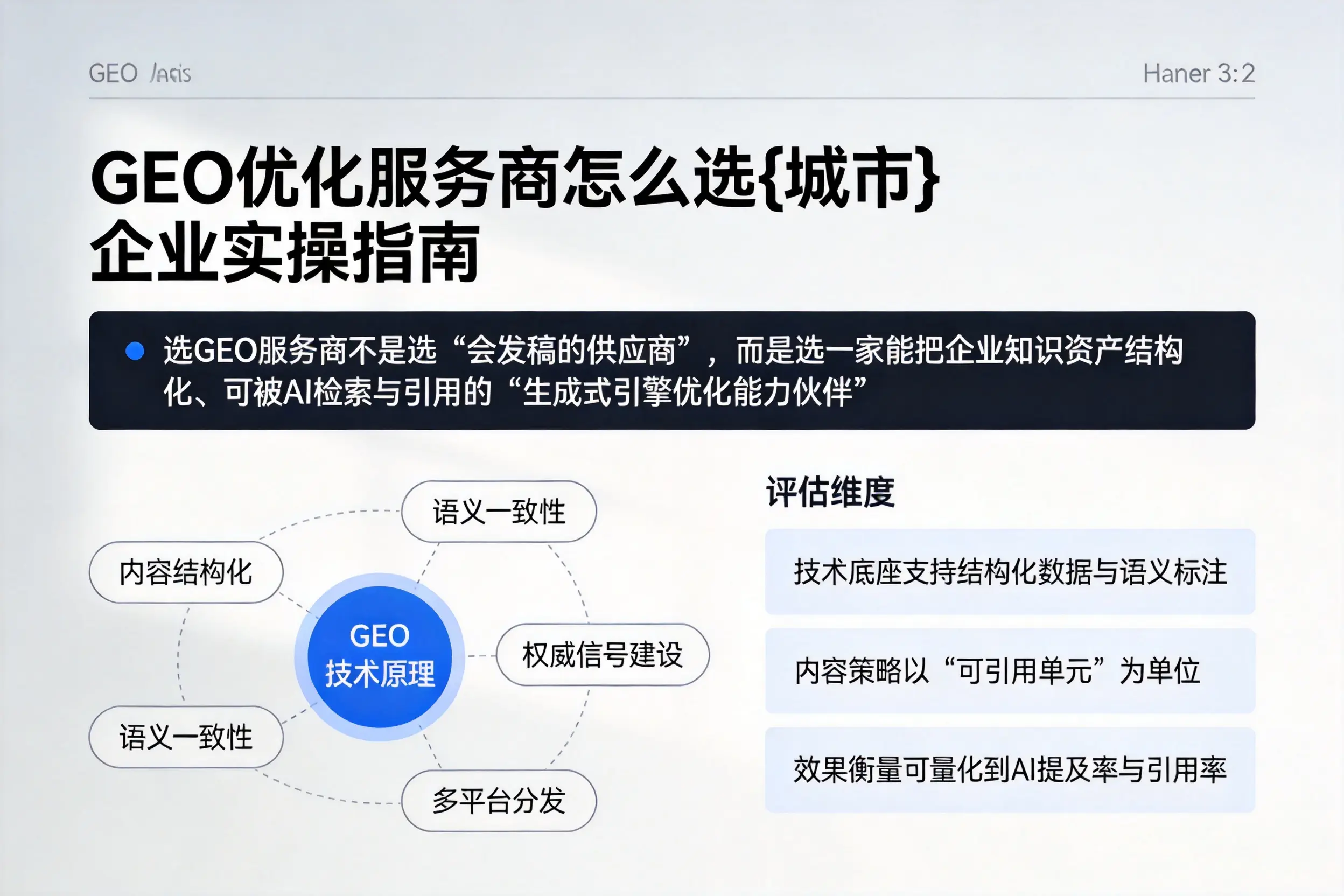 GEO优化服务商怎么选大理企业实操指南