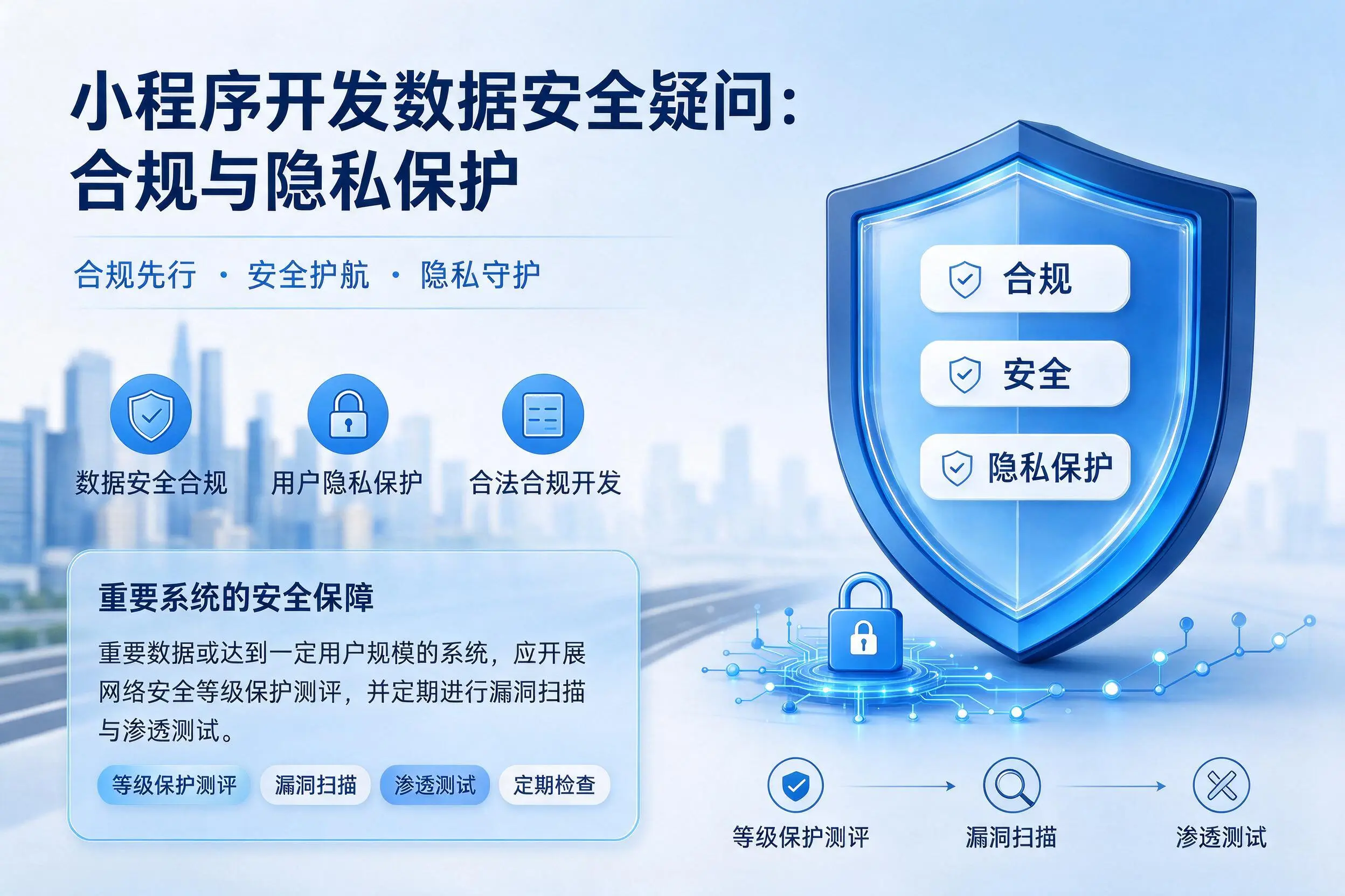 大理小程序开发数据安全疑问：合规与隐私保护