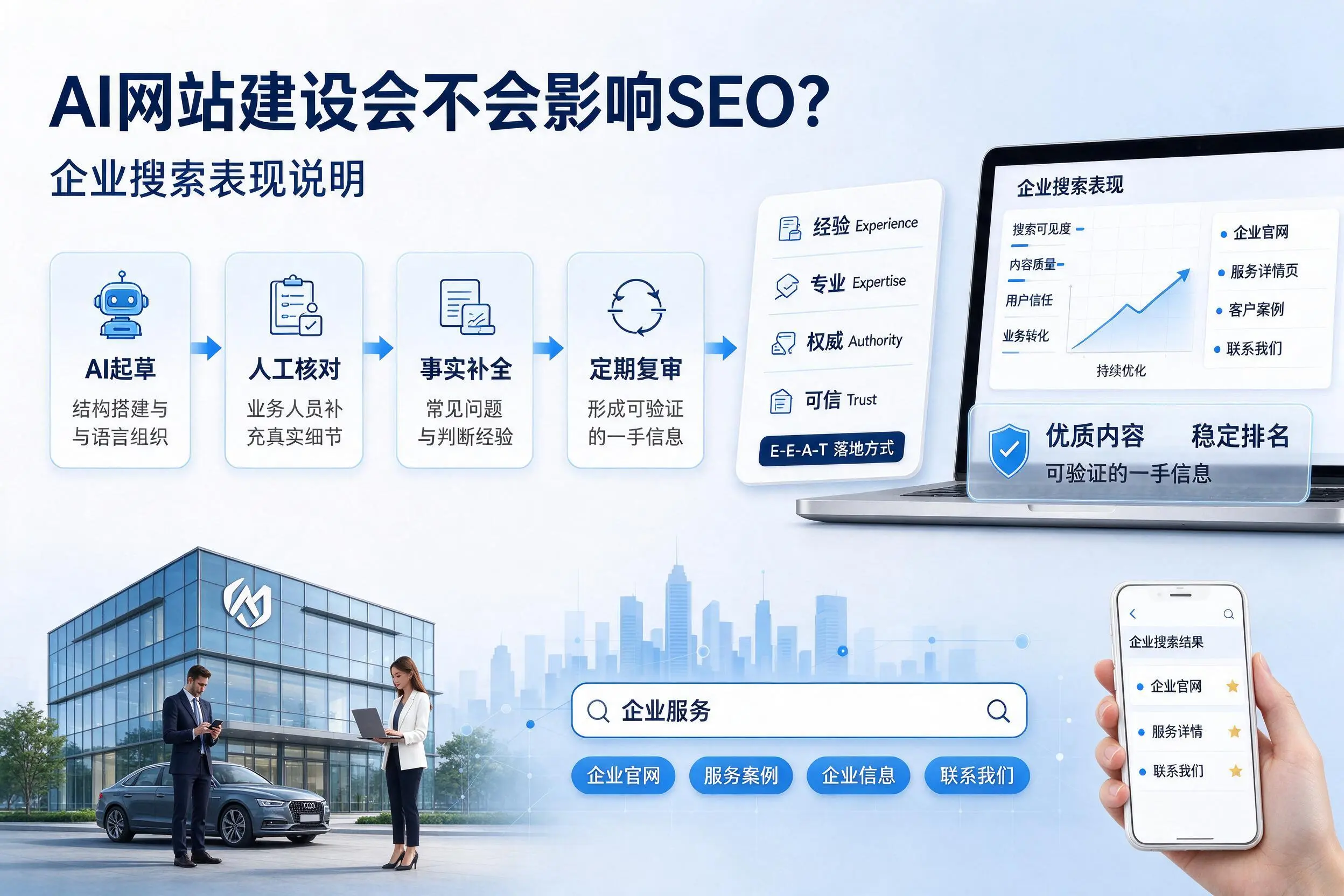 AI网站建设会不会影响SEO？大理企业搜索表现说明