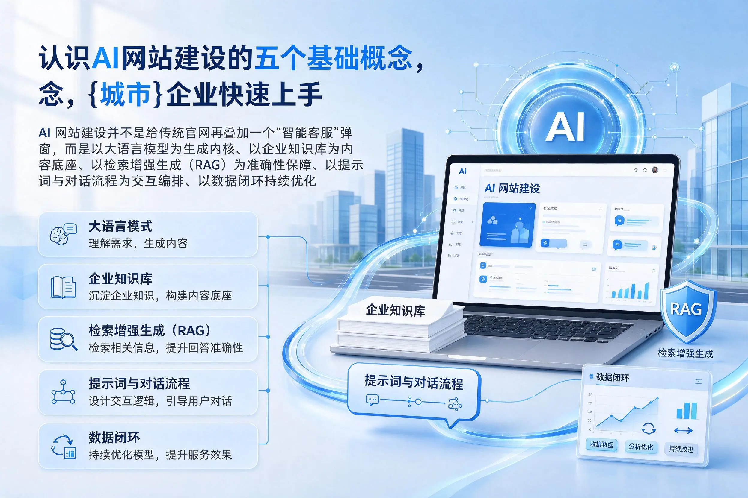认识AI网站建设的五个基础概念，大理企业快速上手